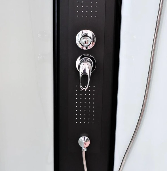 Душовий бокс Dusel DSC-DU511-90SB низький піддон чорний - фото 13