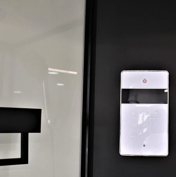 Душовий бокс Dusel DSC-DU511-90SB низький піддон чорний - фото 16