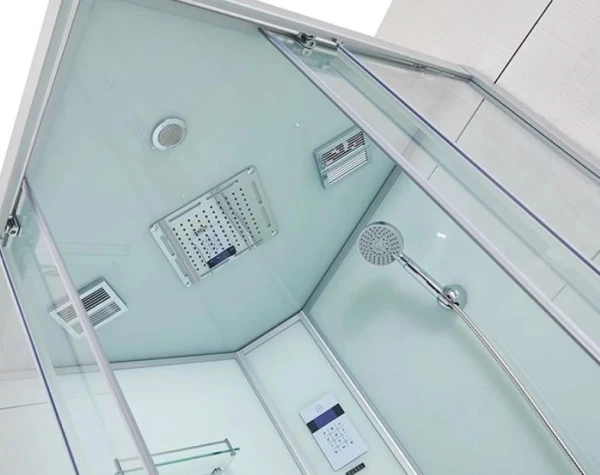 Душовий бокс Dusel DSC-DU513-90 90x90 сатин - фото 1