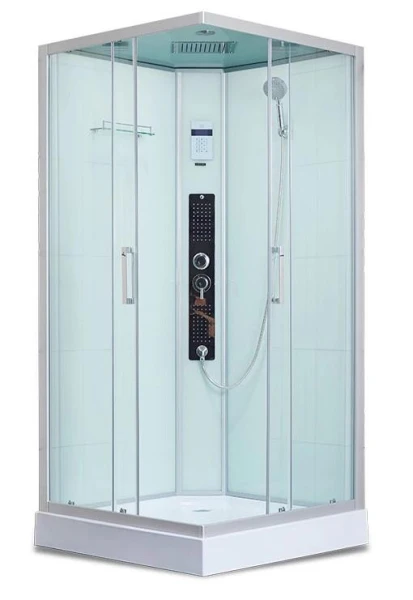 Душовий бокс Dusel DSC-DU513-90 90x90 сатин - фото 0