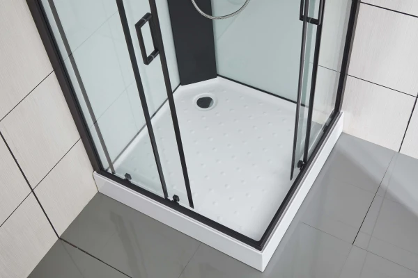 Душовий бокс Dusel DSC-DU513-90B 90x90 чорний - фото 1