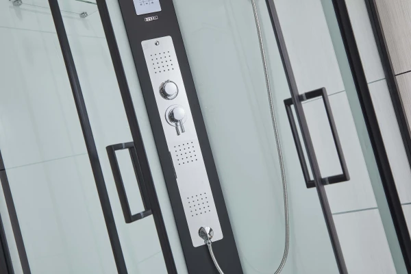 Душовий бокс Dusel DSC-DU513-90B 90x90 чорний - фото 4