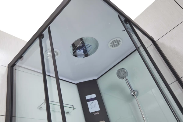 Душовий бокс Dusel DSC-DU513-90B 90x90 чорний - фото 5