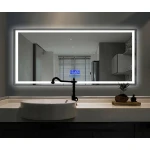 Зеркало DUSEL LED DE-M0061S1 Black 80смх65см сенсорное включение+подогрев, 600618