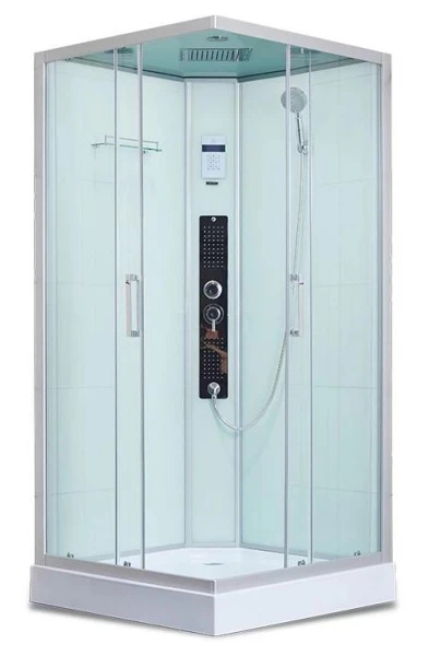 Душовий бокс Dusel DSC-DU513-100 100x100 сатин 351393 - фото 0