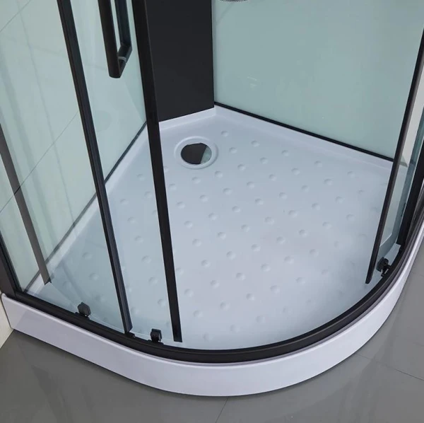 Душовий бокс Dusel DSC-DU511-100SB низький піддон чорний 351113 - фото 2