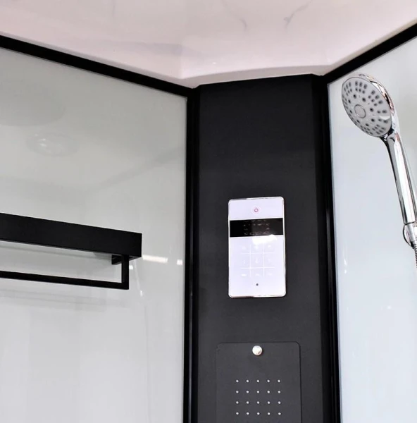 Душовий бокс Dusel DSC-DU511-100SB низький піддон чорний 351113 - фото 13