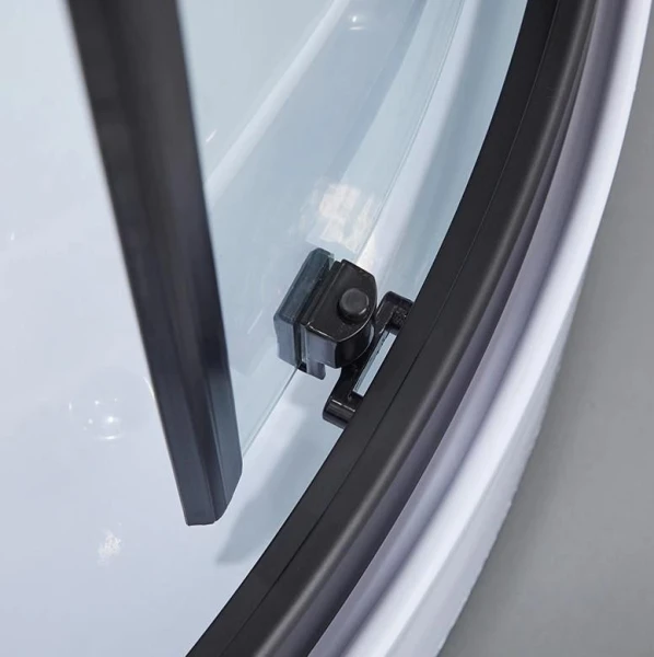 Душовий бокс Dusel DSC-DU511-100SB низький піддон чорний 351113 - фото 4