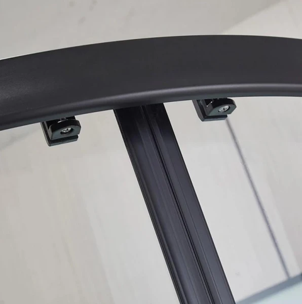 Душовий бокс Dusel DSC-DU511-100SB низький піддон чорний 351113 - фото 5