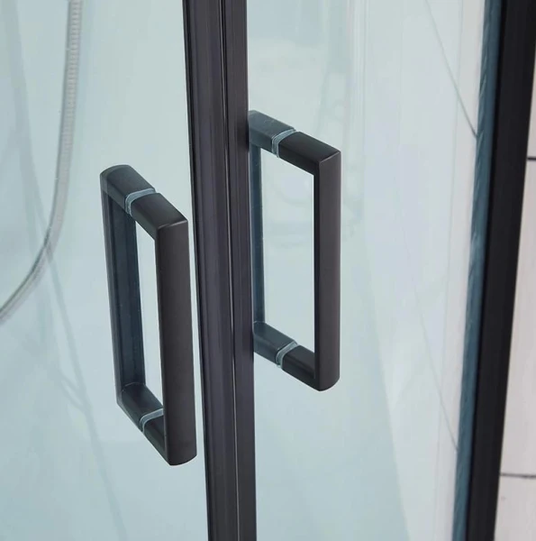 Душовий бокс Dusel DSC-DU511-100SB низький піддон чорний 351113 - фото 9