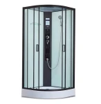 Душевой бокс Dusel DSC-DU511-100SB низкий поддон черный 351113