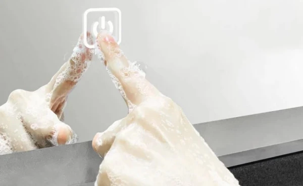 Дзеркало DUSEL LED DE-M0061S1 Silver 120смх75см сенсорне включення + підігрів - фото 2