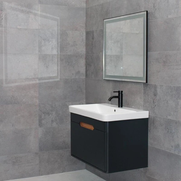 Дзеркало Dusel DE-M0061S1 Black 75х120 см 600631 - фото 4