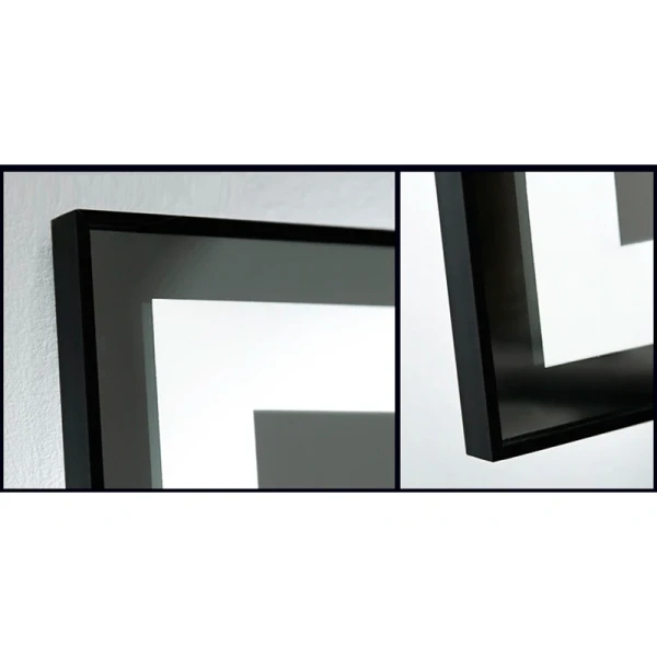Зеркало DUSEL LED DE-M0061S1 Black 120смх75см сенсорное включение+подогрев+часы/темп, 600613 - фото 13