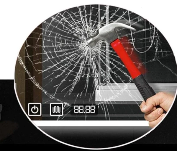 Дзеркало Dusel DE-M3001 75х100 см з годинником 600630 - фото 2