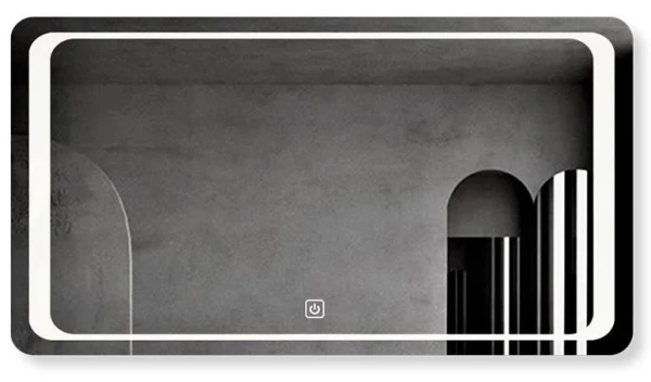 Дзеркало DUSEL LED DE-M3031 120смх75см сенсорне включення + підігрів - фото 0