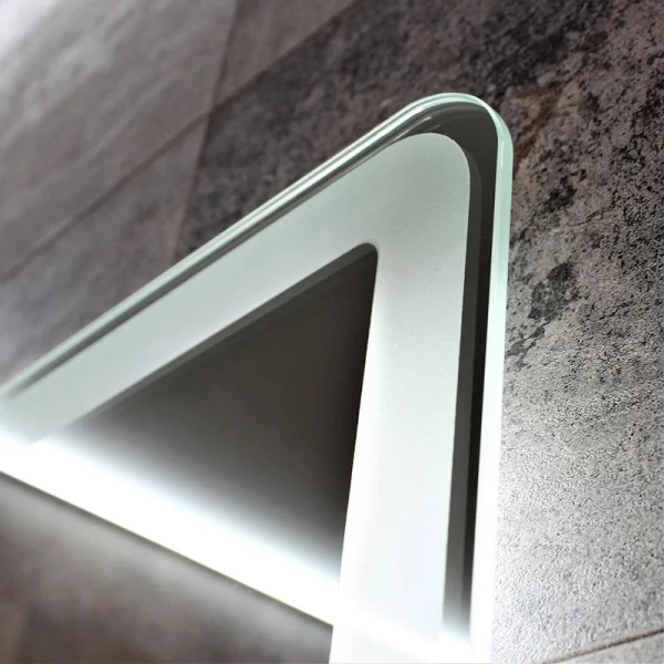 Дзеркало DUSEL LED DE-M3051 80смх65см сенсорне включення + підігрів+ годинник / темп - фото 5