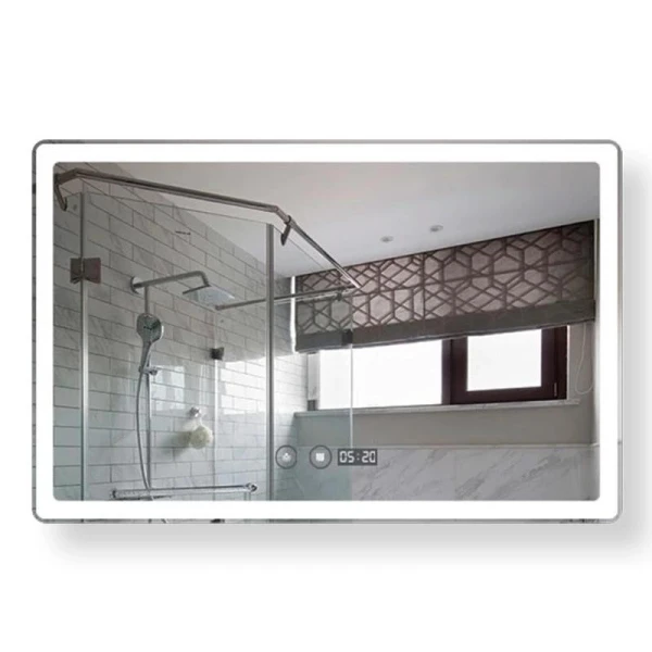 Дзеркало DUSEL LED DE-M3051 80смх65см сенсорне включення + підігрів+ годинник / темп - фото 0
