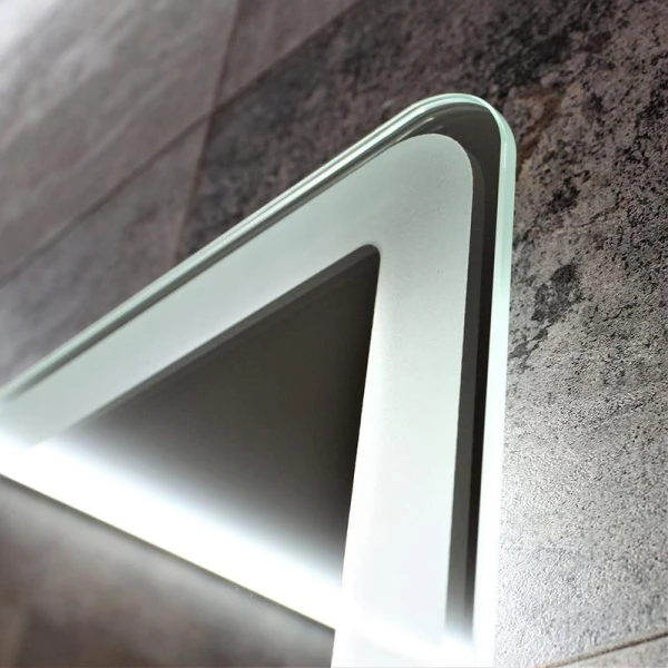 Дзеркало DUSEL LED DE-M3051 100*75см сенсорне включення + підігрів+ годинник / темп - фото 2