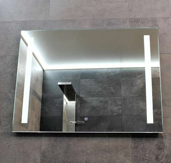 Дзеркало DUSEL LED DE-M1041 80смх65см, підігрів + годинник / темп - фото 5