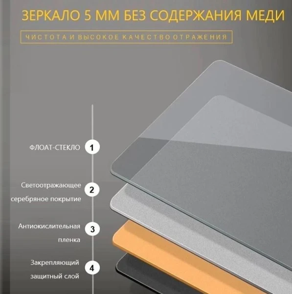 Дзеркало Dusel DE-M1041 80x65 годинник - фото 9