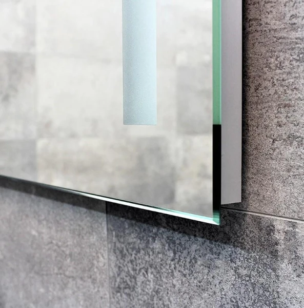 Дзеркало DUSEL LED DE-M1041 100*75 см, підігрів+ годинник / темп - фото 1