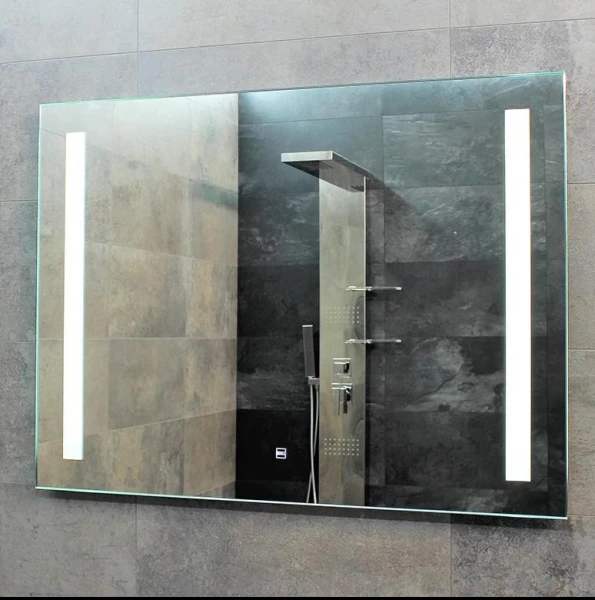 Дзеркало DUSEL LED DE-M1041 100*75 см, підігрів+ годинник / темп - фото 4