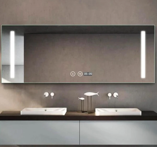 Дзеркало DUSEL LED DE-M1041 100смх75см, підігрів+ годинник/темп+Bluetooth - фото 9