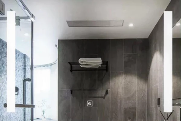 Дзеркало DUSEL LED DE-M1041 100смх75см, підігрів+ годинник/темп+Bluetooth - фото 0