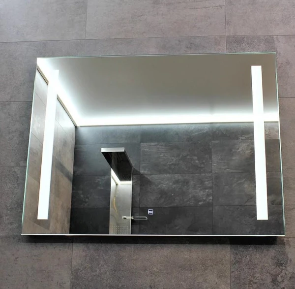 Дзеркало DUSEL LED DE-M1041 120смх75см, підігрів+ годинник/темп - фото 4