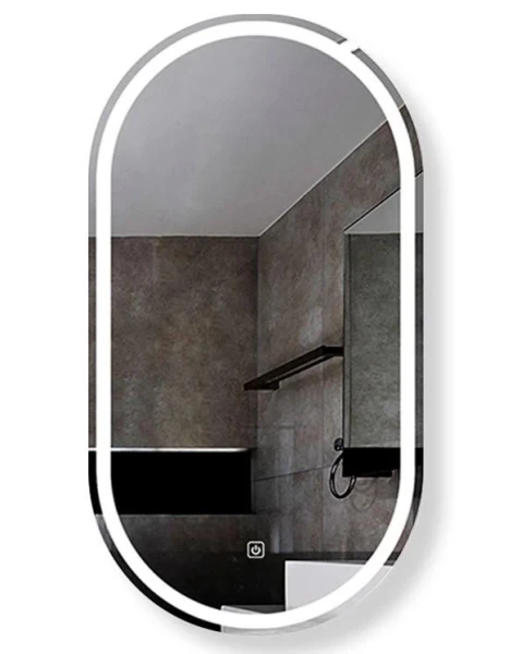 Дзеркало DUSEL LED DE-M4031D овальне 60*120см сенсорне включення + підігрів - фото 0