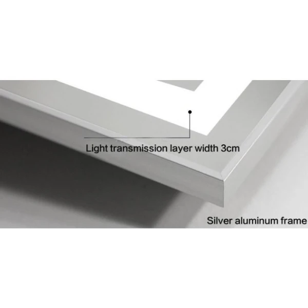 Дзеркало DUSEL LED DE-M0061S1 Silver 80смх65см сенсорне включення + підігрів - фото 2