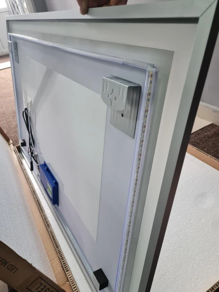 Дзеркало DUSEL LED DE-M0061S1 Silver 80смх65см сенсорне включення + підігрів - фото 13