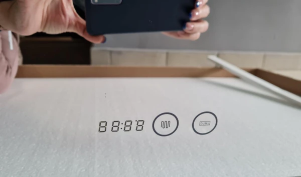 Дзеркало DUSEL LED DE-M0061S1 Silver 80смх65см сенсорне включення + підігрів - фото 15