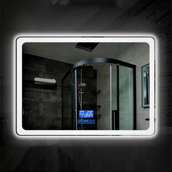 Зеркало DUSEL LED DE-M3051 100смх75см, подогрев+часы/темп+Bluetooth, 630517 - фото 10