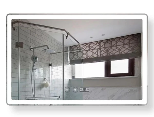 Дзеркало DUSEL LED DE-M3051 120смх75см сенсорне включення + підігрів+ годинник/темп - фото 0