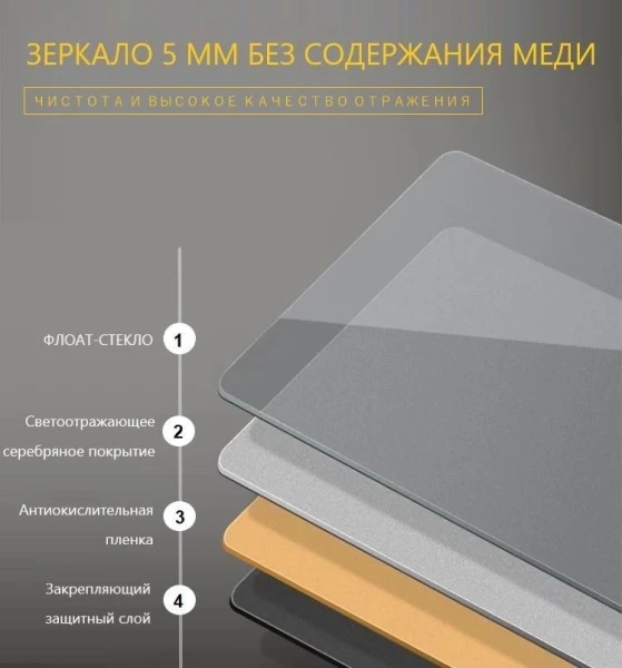 Дзеркало DUSEL LED DE-M3011 80смх65см сенсорне включення + підігрів - фото 3