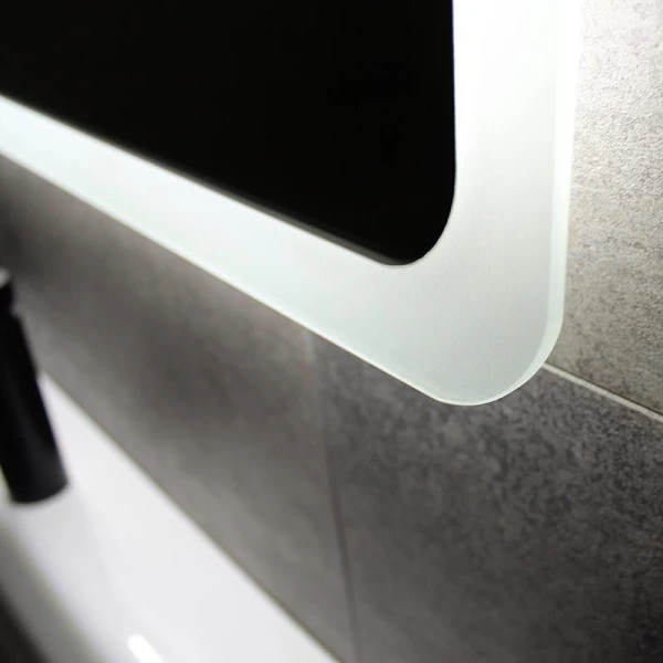 Дзеркало Dusel LED DE-M3011 65х80 см Сенсорне включення + підігрів + годинник / темп - фото 10