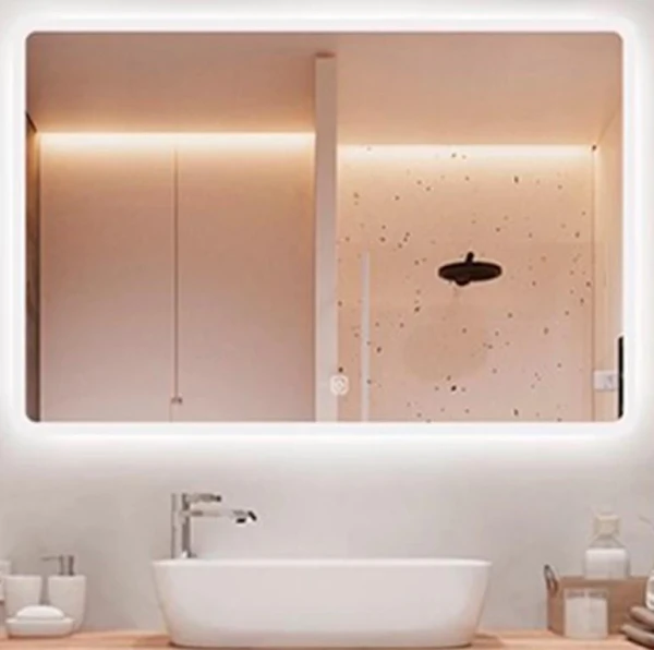 Дзеркало DUSEL LED DE-M3011 100смх75см, сенсорне включення + підігрів - фото 2