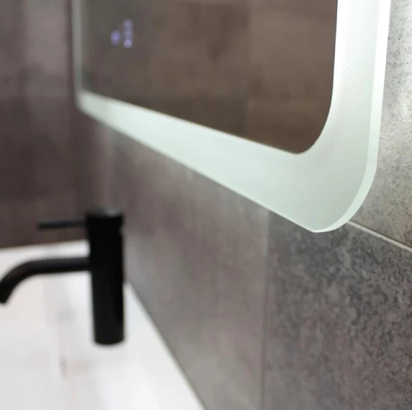 Дзеркало DUSEL LED DE-M3011 120смх75см, підігрів+ годинник/темп - фото 1