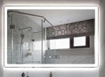 Дзеркало Dusel LED DE-M3051 70x90 Сенсорне включення + підігрів + годинник / темп