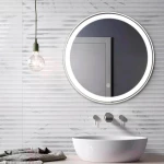Дзеркало DUSEL LED DE-M2071D Silver кругле 100смх100см сенсорне включення + підігрів