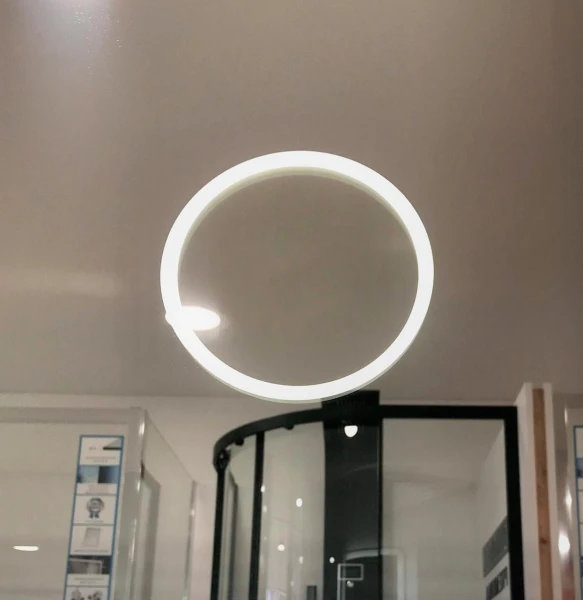 Дзеркало Dusel LED DE-M3051 75*100см, збільшувальна лінза + сенсорне включення + підігрів - фото 4