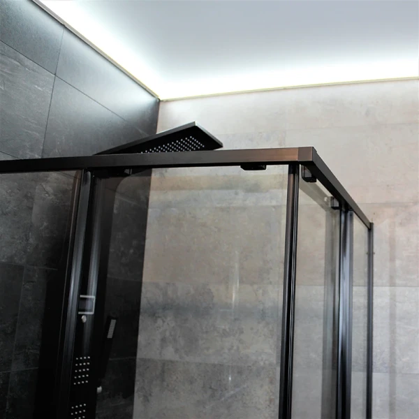 Душова кабіна DUSEL DSL194B Black Matt 100х100х190 см - фото 13