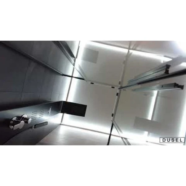 Душова кабіна DUSEL DSL194B Black Matt 100х100х190 см - фото 16
