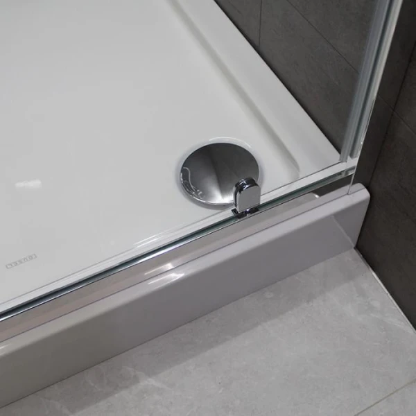 Душова кабіна Dusel A-516 100x100x190 см, двері розпашні, скло шиншила - фото 10