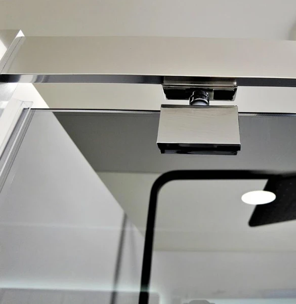 Душова кабіна Dusel А-516, 100х100х190, двері розпашні, тоноване скло - фото 12