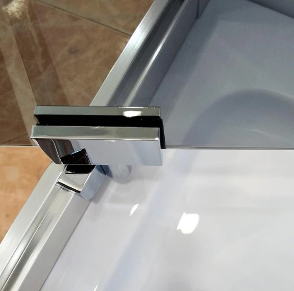 Душова кабіна Dusel А-516, 100х100х190, двері розпашні, тоноване скло - фото 6