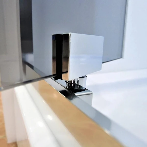 Душова кабіна Dusel А-516, 100х100х190, двері розпашні, тоноване скло - фото 7