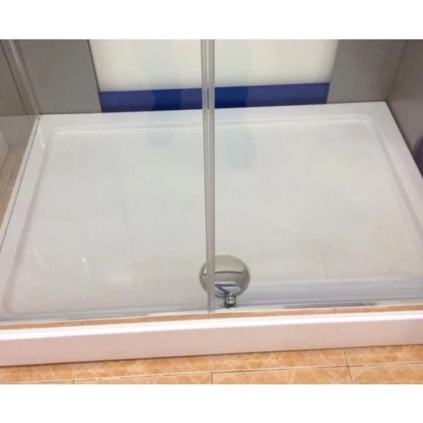 Душовий піддон Dusel D104 прямокутний, 100х80х13,5 см - фото 1